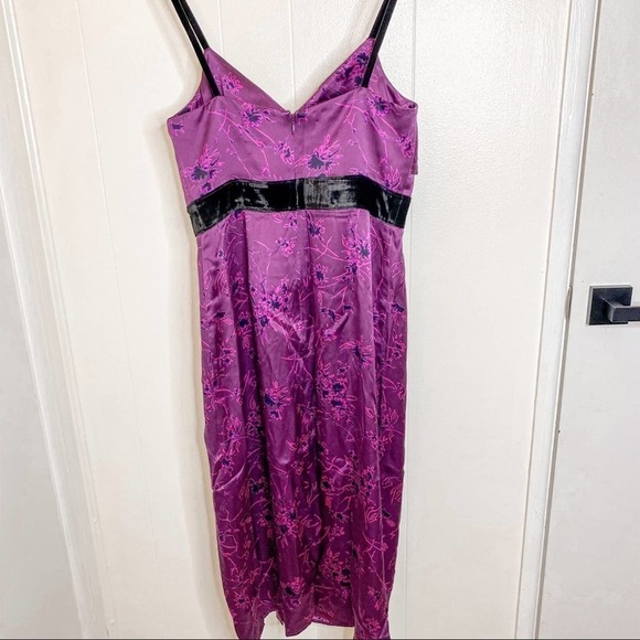 Cinq a Sept Lara print purple silk dress NWT 4 - Picture 10 of 15